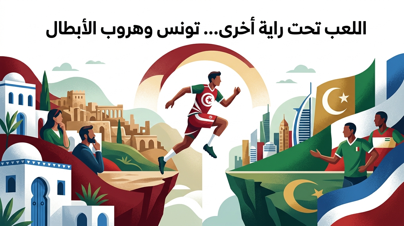 اللعب تحت راية أخرى... تونس وهروب الأبطال
